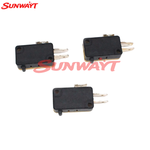 Microinterruptor Amarillo de Tres Terminales, 3 Amperios, 250V CA, Compatible con Botones de Consola de Juegos - Product Image 5