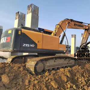 Excavadora Hyundai 215VX sobre orugas de servicio pesado de 20 toneladas de Corea utilizada con componentes de núcleo de engranaje y buen precio - Product Image 1