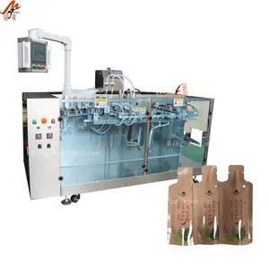 Automatic lotion/liquid soap/dishwash liquid filling machine small manufacturing premade bag packing machine