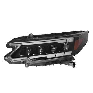 Conjunto de Faros Delanteros LED Modificados de 12V para CRV 15-16, Luz Diurna LED con Efecto de Flujo, Direccional, Cuatro Lentes - Product Image 2