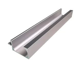 Varias especificaciones Precio de fábrica Perfil de aluminio para puertas de armario corredizas
