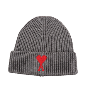 Heart-Art thêu Cuff Chất lượng cao thời tiết lạnh thiết kế logo mũ cho nam giới và phụ nữ Mùa Thu/Mùa Đông du lịch phụ kiện - Product Image 1