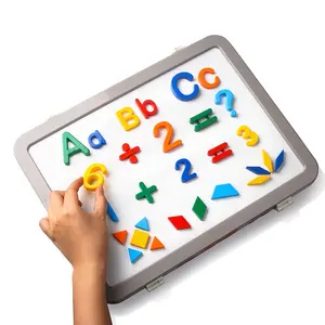 Anak-anak Pendidikan Mainan Papan Puzzle Mainan Anak Permainan Kata Permainan Dekoratif Bahasa Inggris 26 Huruf Magnet Huruf Alfabet