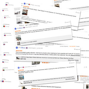 Máquina de Pilates Reformer Plegable de Madera de Roble Blanca, Portátil y Ahorradora de Espacio para Uso en Casa o Estudio - Product Image 2