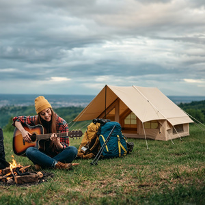 Tente gonflable pour <span class=keywords><strong>camping</strong></span> commercial, tente <span class=keywords><strong>de</strong></span> glamping robuste résistante au vent <span class=keywords><strong>et</strong></span> imperméable pour <span class=keywords><strong>location</strong></span> en resort ou en gîte - Product Image 5