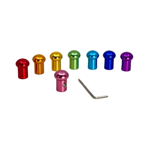 Juego de 10 Piezas de Accesorios de Instrumentos Musicales de Plástico Multicolor, Cuentas Atenuadoras, Diapasones, Armonización de Sonido Curativo - Product Image 2