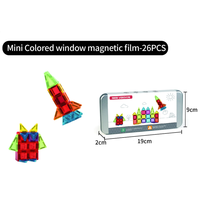 Offre Spéciale : Ensemble de 68 Mini Tuiles Magnétiques Colorées pour Fenêtre, Blocs de Construction 3D DIY en ABS, Jouet Éducatif STEM pour Enfants, Idéal pour le Jeu en Intérieur