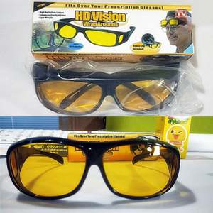 Lunettes de conduite de jour et de nuit pour hommes et femmes, avec logo personnalisé, vente en gros, verres jaunes UV400, anti-éblouissement, vision nocturne, lunettes de soleil pour hommes - Product Image 1