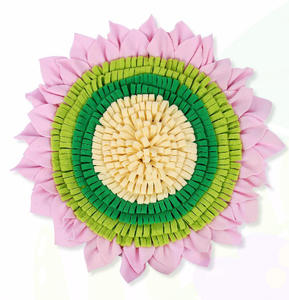 Tapis de renifflement de haute qualité pour chiens, tapis d'alimentation pour animaux de compagnie, tapis de renifflement interactif pour chiens, série fleurs, tapis de renifflement pour chiens - Product Image 6