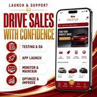 Desarrollo de Aplicaciones de Venta de Vehículos para Concesionarios Empresariales para IOS y Android con Inventario de Vehículos y Reserva de Pruebas de Conducción LionCreate
