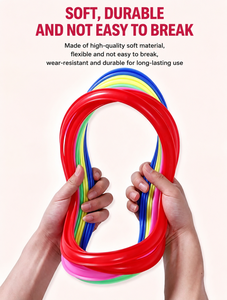 Ensemble de 5 anneaux d'agilité en ABS pour enfants, pour l'entraînement au <span class=keywords><strong>football</strong></span>, jouet d'exercice de coordination et de vitesse des jambes, portable et durable - Product Image 4