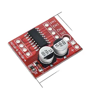 Mini L298N 2-Channel DC Motor Drive Modul Membalikkan Kecepatan PWM Dual H Bridge Stepper Motor Mini Victory L298N