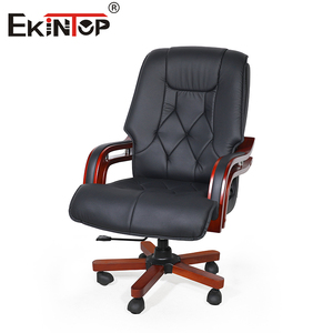 Sinonis Heavy Duty Thick Padded Leather Office Chair Ergonomic High Back Managerial <b>Desk</b> Chair Swivel Boss Chair - Product Image 2