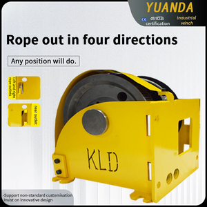 Cabrestantes manuales de cable metálico y con engranaje de tornillo sin fin compacto de 5T / 8T / 10T para entornos marinos, montañosos y de naturaleza salvaje - Product Image 2