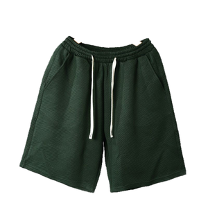 กางเกงขาสั้นผ้ายืดสีดำสำหรับผู้ชายกางเกงออกกำลังกายแบบปรับแต่งได้สำหรับ100% เล่นกีฬาลำลองใส่ได้ทั้งกลางและวิ่งด้วยเหงื่อ - Product Image 1