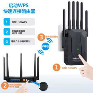 Amplificador de <span class=keywords><strong>señal</strong></span> repetidor inalámbrico AX3000M <span class=keywords><strong>WIFI</strong></span> 6 5G expansor de doble banda puerto de red Gigabit enrutador amplificador de <span class=keywords><strong>señal</strong></span> <span class=keywords><strong>WiFi</strong></span> - Product Image 6