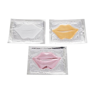 Vente en gros de coussinets à lèvres en vrac, masque à lèvres hydratant en Gel de collagène, marque privée, masque à lèvres hydratant coréen en cristal d'or 24K - Product Image 6