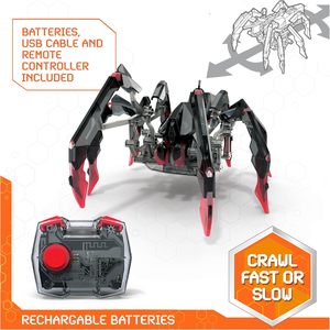 Jouets robots araignées télécommandés HEX Bots, rechargeables, en plastique, pour enfants, robots réglables pour garçons et filles de 8 à 13 ans - Product Image 3