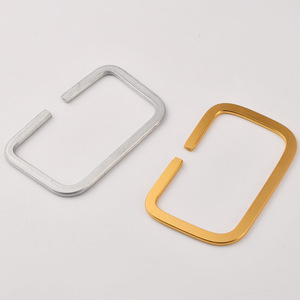 Poignée trapézoïdale en aluminium pour sacs, sacs à dos, bagages, argent, or, robuste, quincaillerie personnalisée disponible - Product Image 4