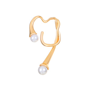 Pendientes de Oreja Geométricos Minimalistas de Aleación, Diseño Creativo Vintage, Clip de Oreja Sin Perforación, Joyería Retro para Mujer - Product Image 6