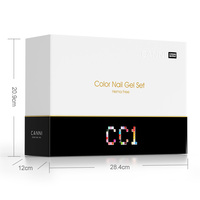 CANNI CC1-CC8 Nouveauté : Kit de vernis à ongles UV en gel sans HEMA ni TPO, 30 pièces/ensemble, pour usage professionnel en salon de manucure