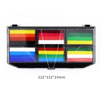 Marque privée 25g 30g Eyeliner végétalien à base d'eau couleurs personnalisées arc-en-ciel pour le corps pour la peinture du visage