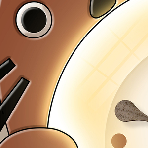 Sáng Tạo Totoro Phim Hoạt Hình Treo Tường Đồng Hồ Cho Nhà Sử Dụng Im Lặng Kem Phong Cách Phòng Khách Và Phòng Ăn Đồng Hồ Máy Lấy Cảm hứng - Product Image 3