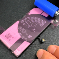 10 batteries de diagnostic de capacité d'origine, sans message d'erreur, pour diagnostic et état de santé 100% des iPhone 12, 13 Pro Max, 14 Plus, 15 Pro, 12 Mini