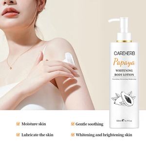 Loción Corporal Blanqueadora de Papaya Orgánica Natural OEM ODM, Iluminadora, Nutritiva e Hidratante para Mujeres con Piel Oscura - Product Image 4