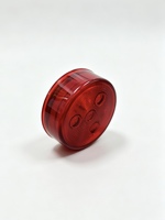 Feu de position latéral rond à 4 LED rouge, mini-lampe d'avertissement de dégagement, ensemble de remplacement pour camion, remorque, camping-car, fourgonnette, véhicule utilitaire