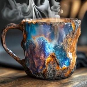 Best Verkopende 200 Ml Koffiemokken Minerale Kristallen Theekop Met Handvat Milieuvriendelijke Groothandel Geschenkmokken Voor Waterbier