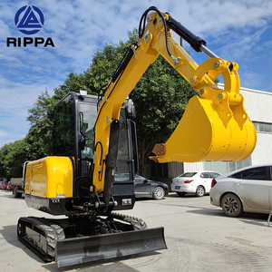Real China RIPPA fábrica 2 toneladas 3 toneladas Mini excavadora pequeña precios importación Mini excavadora con accesorios de excavadora - Product Image 4
