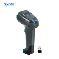 AK-T300RB QR Lecteur de codes à barres sans fil portable Pistolet à balayage 2D Barre USB filaire Lecteur de codes QR