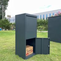 Boîte aux lettres autoportante en acier, étanche, avec serrure à clé, facile à installer, dotée de fonctions antivol, pour application au bord du trottoir