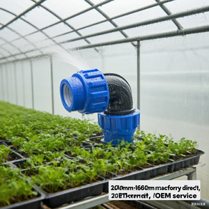 Chất lượng cao polyethylene PP pn25 PE nén Phụ kiện phổ biến nhất tưới tiêu nông nghiệp và nhà kính tưới nước hệ thống - Product Image 6