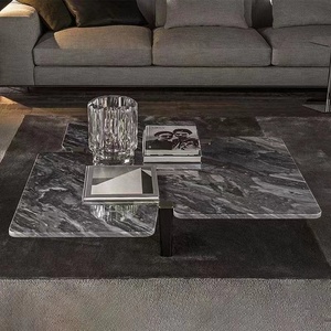 <span class=keywords><strong>Oriental</strong></span> hiện đại cao cấp bảng nhà máy phòng khách màu be Đá Cẩm Thạch Bàn cà phê 3 chân phụ kiện trang trí sofa trung tâm bảng Phật Sơn - Product Image 2