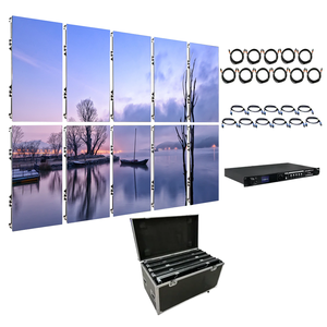 P2.9 P3.91 500x500mm outdoor rental LED <b>display</b>, RGB full HD mobile video <b>wall</b>, 3840Hz, suitable for shopping mall elevators - Product Image 1