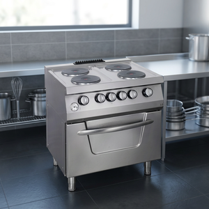 Cuisinière électrique double unité 4 brûleurs en acier inoxydable de haute qualité, installation sur table pour usage domestique, prête à l'emploi avec source d'alimentation GPL - Product Image 2