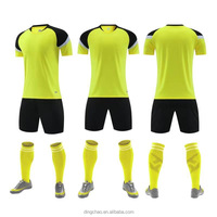 Ensemble de maillots de football personnalisés avec logo imprimé par transfert thermique, sublimation, polyester, respirant, séchage rapide, maillot de football en mesh