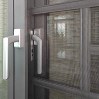 Ventanas Modernas de Aluminio con Diseño Insonorizado, Mosquitera de Acero Inoxidable, Doble Vidrio Templado