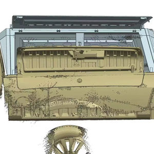 Couvre-lit de ramassage 4x4 accessoires tout-terrain auvent de camion pour <span class=keywords><strong>2022</strong></span> <span class=keywords><strong>Ram</strong></span> 1500 Limited avec lit de 5,7 pieds et avec Rambox - Product Image 3