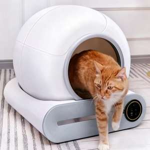 OEM Slimme Elektrische Kattenbak <span class=keywords><strong>Extra</strong></span> Groot Volledig Ingesloten Automatische Kattenbakreiniger met High-Tech Functies - Product Image 4