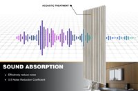 Panneaux muraux acoustiques à lattes en placage de chêne blanc, certifiés, élégants et efficaces, absorption acoustique de classe A, design contemporain