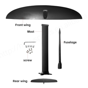 Nuevo diseño Hydrofoil GY1060 lámina de fibra de carbono deportes acuáticos 1726sqcm Kite Surfing Wing Foil tabla de surf eléctrica Hydrofoil Wingfoil - Product Image 3