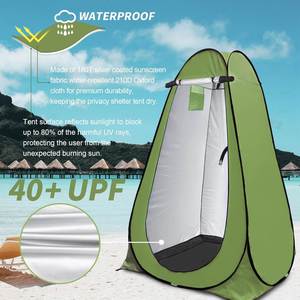 Casa de Baño Portátil para Exteriores, Carpa de Ducha Plegable, Impermeable, de Apertura Automática Rápida, para las Cuatro Estaciones - Product Image 3