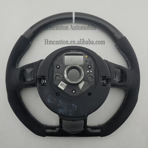 Volante de Fibra de Carbono y Alcántara con Franja Blanca Superior para Audi TT, Garantía de Calidad - Product Image 6