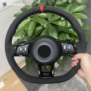 พวงมาลัยอัลคันทาร่าขายตรงจากโรงงาน สำหรับรถยนต์ Volkswagen Golf MK7 MK7.5 GTI R Scirocco Passat CC <span class=keywords><strong>Jetta</strong></span> Polo GTS GTI <span class=keywords><strong>TDI</strong></span> TSI - Product Image 1