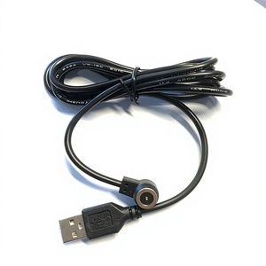 Câble de charge magnétique circulaire ZX Factory Direct avec interface USB, étanche, noir, pour appareils numériques 3C - Product Image 1