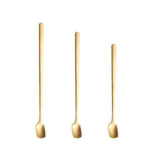 Set di cucchiai in acciaio inossidabile posate da tavola nuovo ristorante di moda - Product Image 1