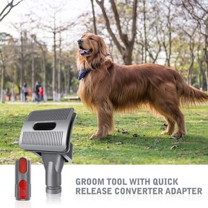 <span class=keywords><strong>Brosse</strong></span> de toilettage sous vide <span class=keywords><strong>compatible</strong></span> avec Dysons V11 V10 V8 V7 <span class=keywords><strong>V6</strong></span> avec adaptateur de convertisseur à dégagement rapide - Product Image 2